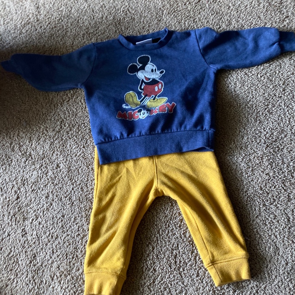 Mickey Mouse sweatsuit